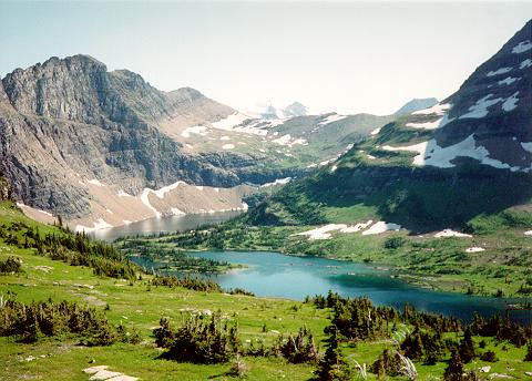[Head of Hidden Lake, Glacier National Park, Montana]