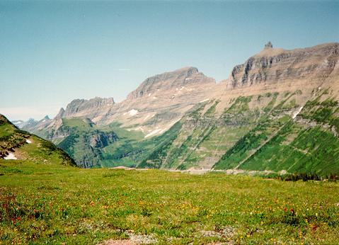 [above Logan's Pass, Glacier National Park, Montana]